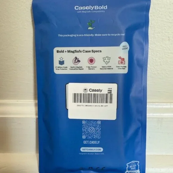 NEW- Unused Casely iPhone 16 Pro Red Cherries Case  Bold Flex + MagSafe - Picture 4 of 4